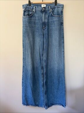 Citizens of Humanity Paloma Wide Leg Jeans Size 28 Blue Denim